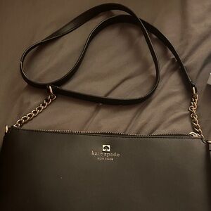 Kate Spade Black and Gold Crossbody Bag